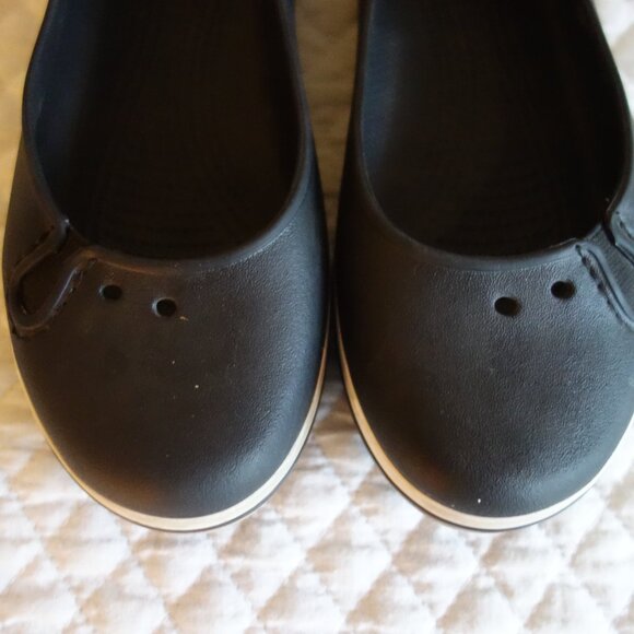 CROCS Crocband Flat Ballet Slip-On Shoes – Wmns 7 - Picture 4 of 10